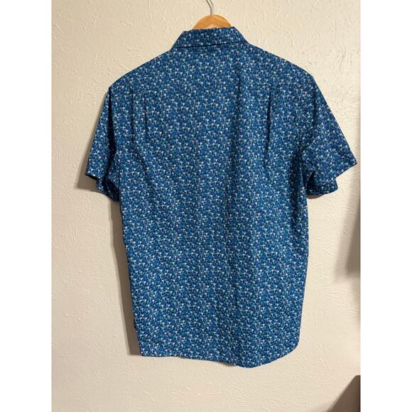 BONOBOS Palm Tree Button Up Medium - Picture 4 of 4